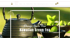 Desktop Screenshot of greenteahawaiistore.com